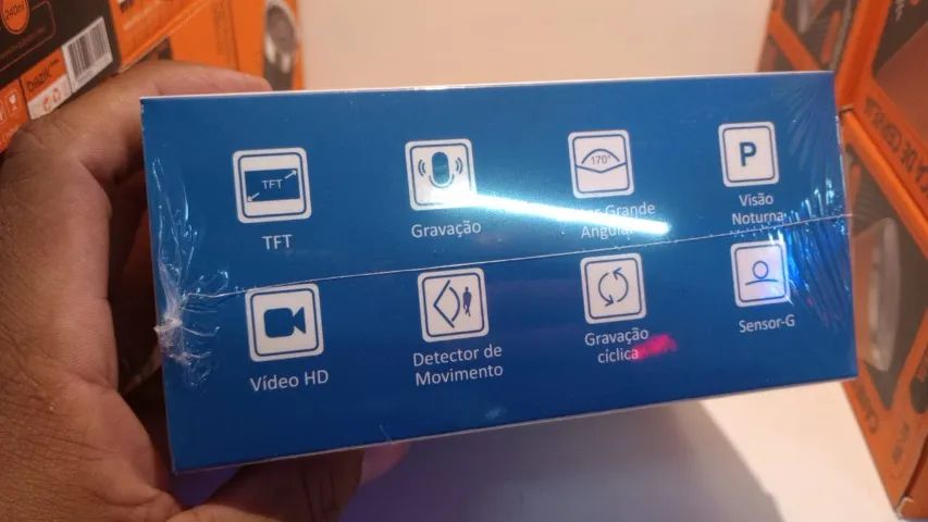 Câmera Veicular Tripla Full HD com Visor LCD Lelong Modelo LE-6811 - Foto 3