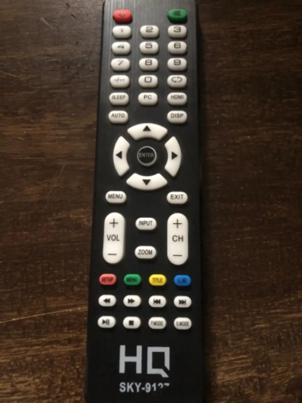 Controle remoto de tv hq
