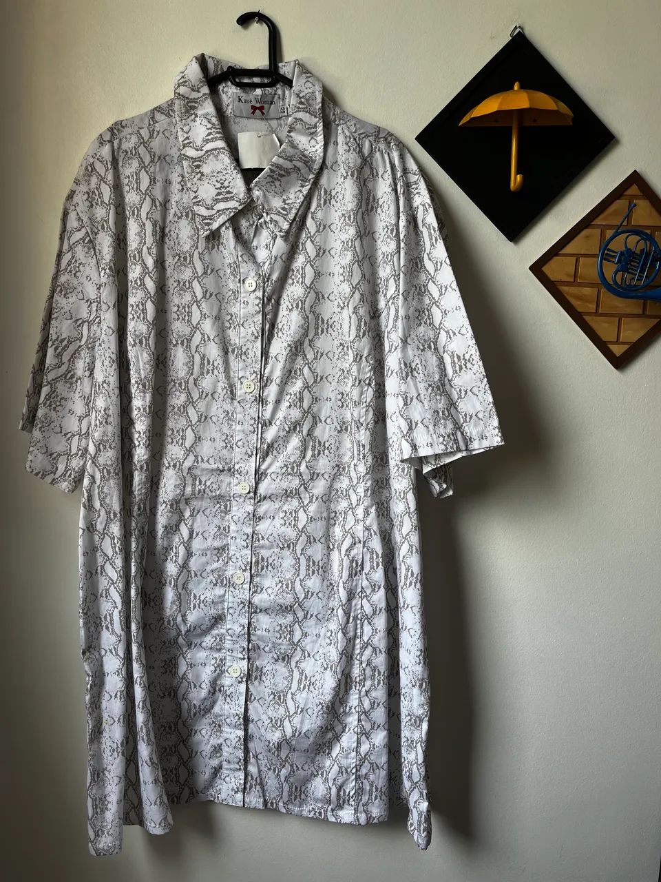 Camisa Feminina Kauê - Plus Size - Foto 4