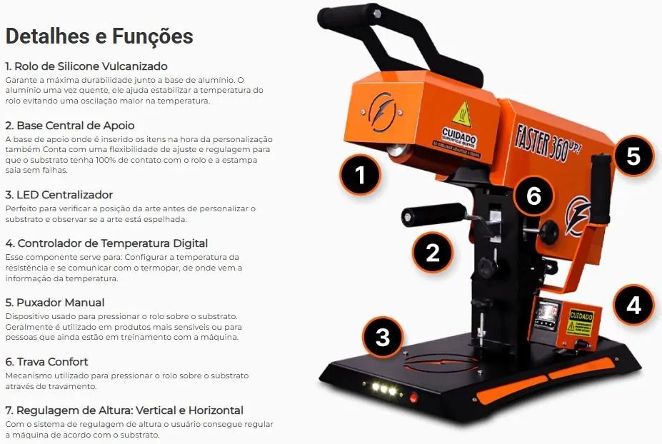 Prensa para copos Faster 360 Up com brindes - Foto 5