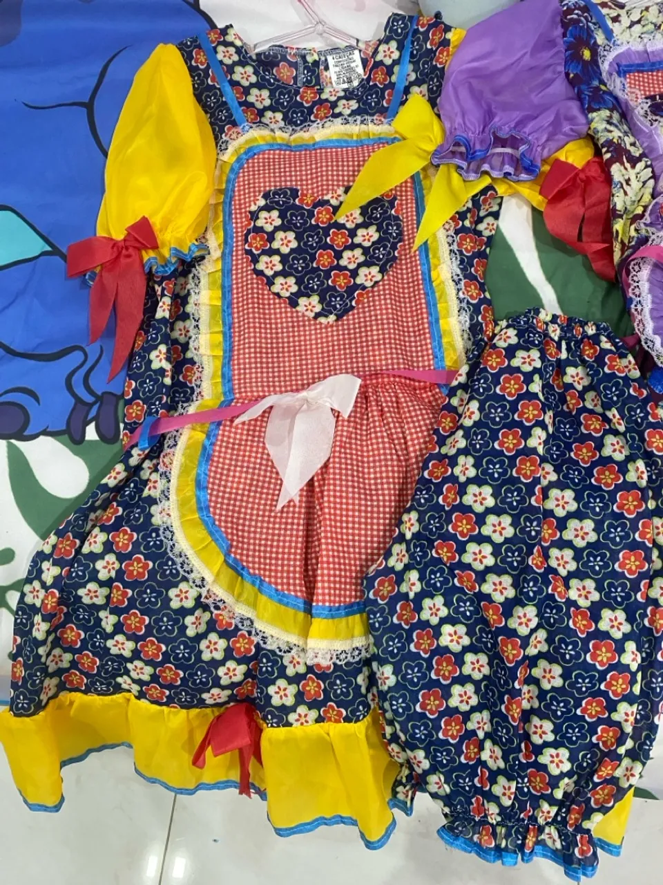 Vestido de Quadrilha TAM 14 e TAM 16