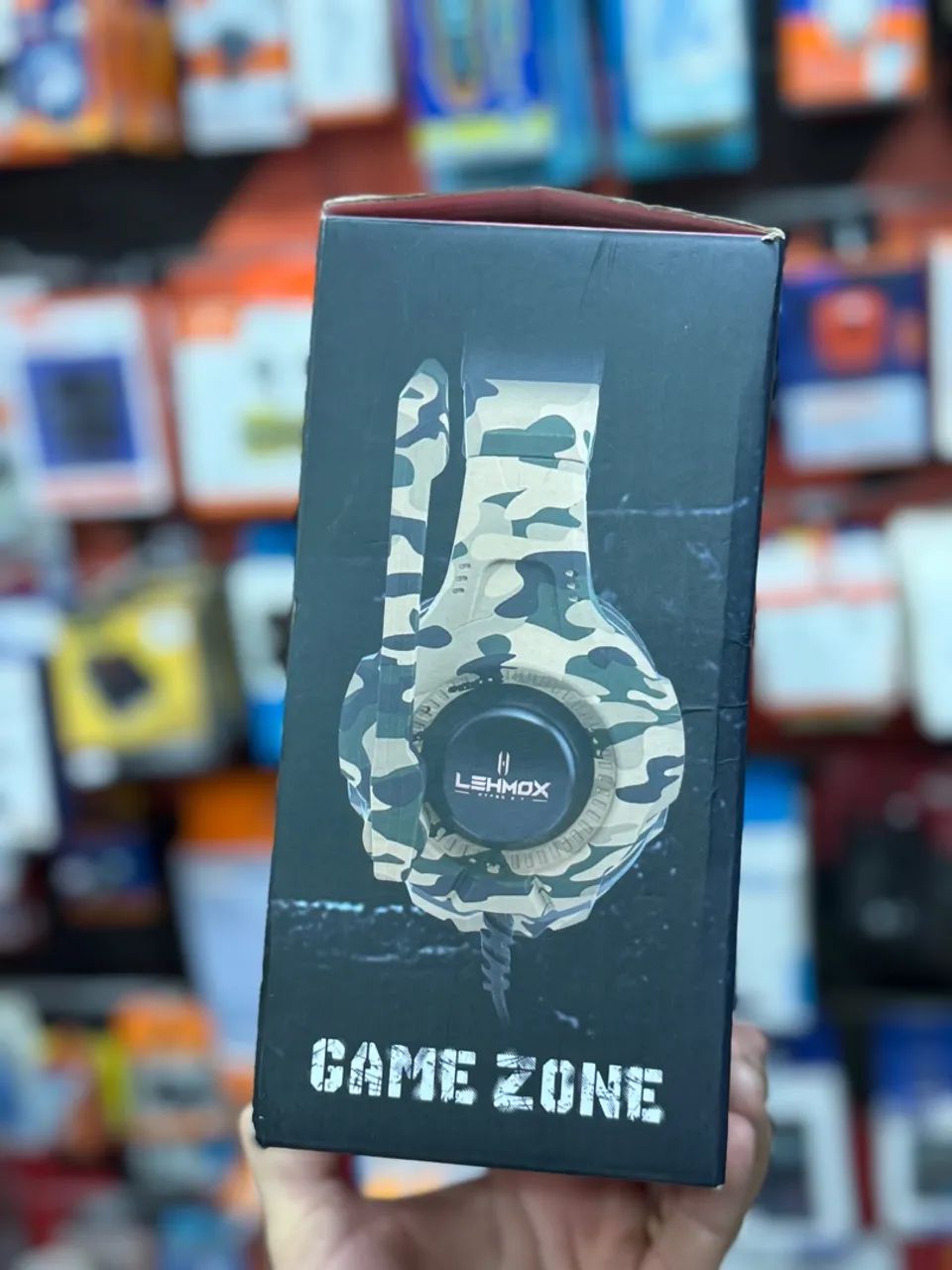 Headset Gamer Lehmox Hyper G.T Camuflado - USB + 3.5mm - Foto 4