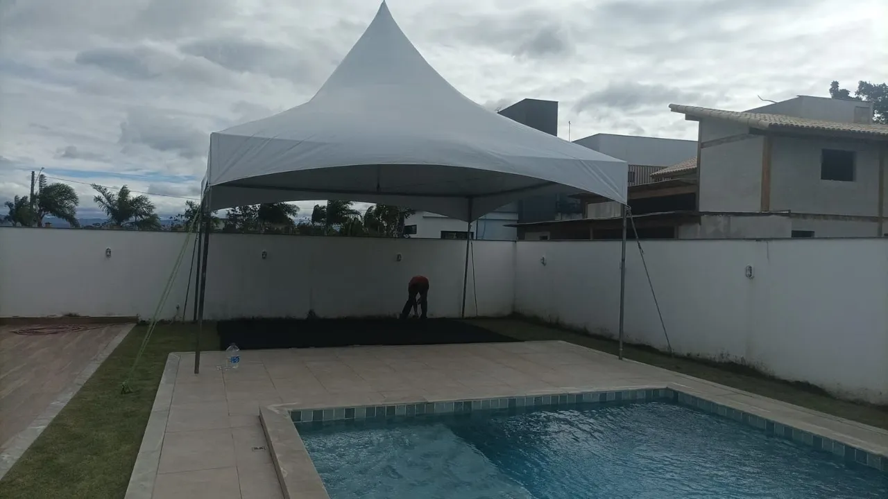 Aluguel de tenda.