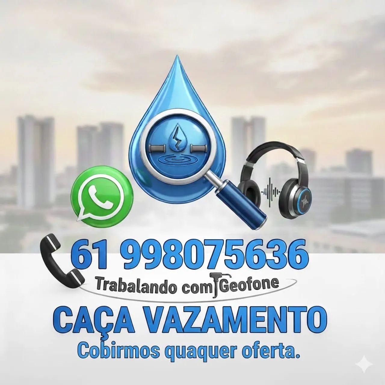 Caça  vazamento bombeiro hidráulico