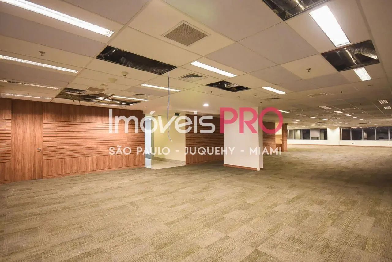 Laje corporativa disponível para locação: andar de 757,98m² na Nações Unidas com a Chucri