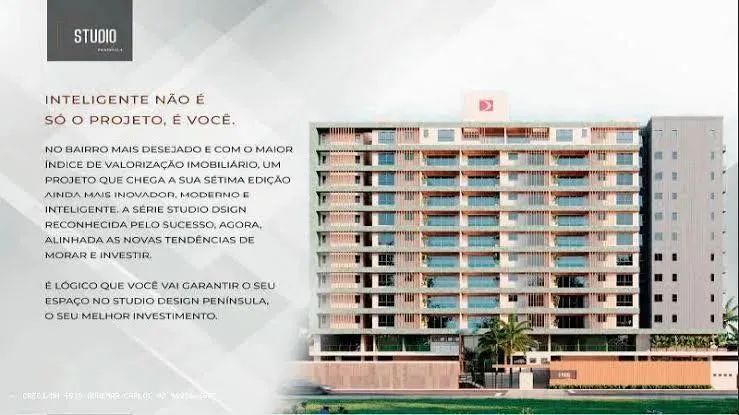 EXCLUSIVO APARTAMENTO NA PENINSULA, PAGAMENTO FACILITADO, STUDIO DESIGN PENINSULA, CONSTRU - Foto 3