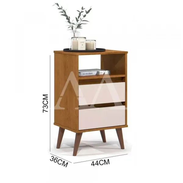 mesa de cabeceira ej retro roma  - Foto 2