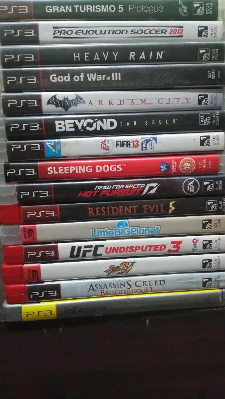 Coleção de Jogos PS3 - Diversos Títulos