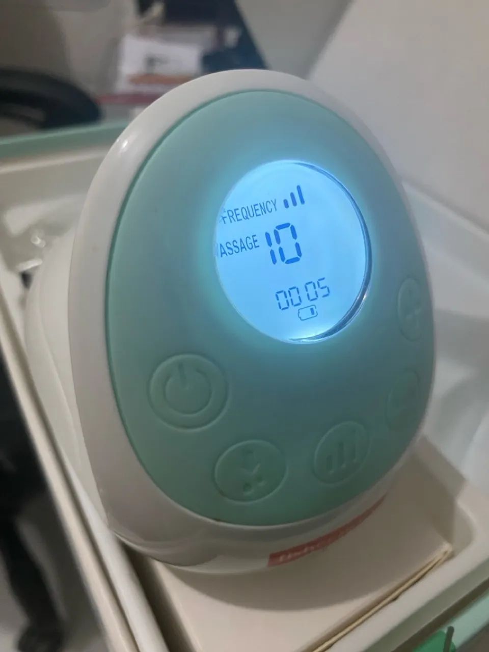 Extrator de leite elétrico Fisher Price + 5 potes de armazenamento MAM  - Foto 3