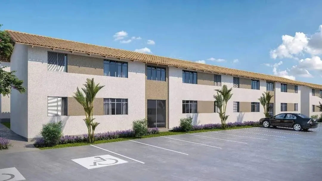 Imóvel para aluguel possui 48 metros quadrados com 2 quartos