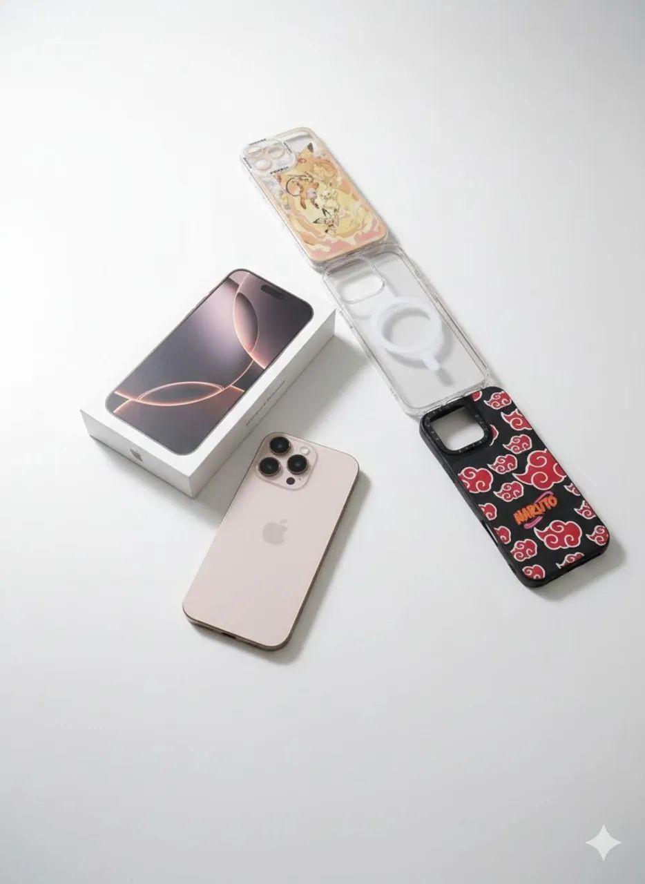 iPhone 16 pro max bateria 100% garantia apple - Celulares e