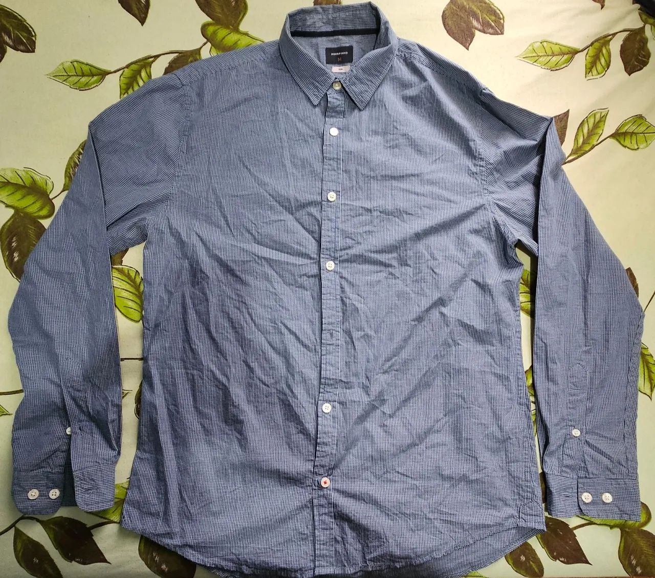 Camisa Social Azul Listrada - Marfino 