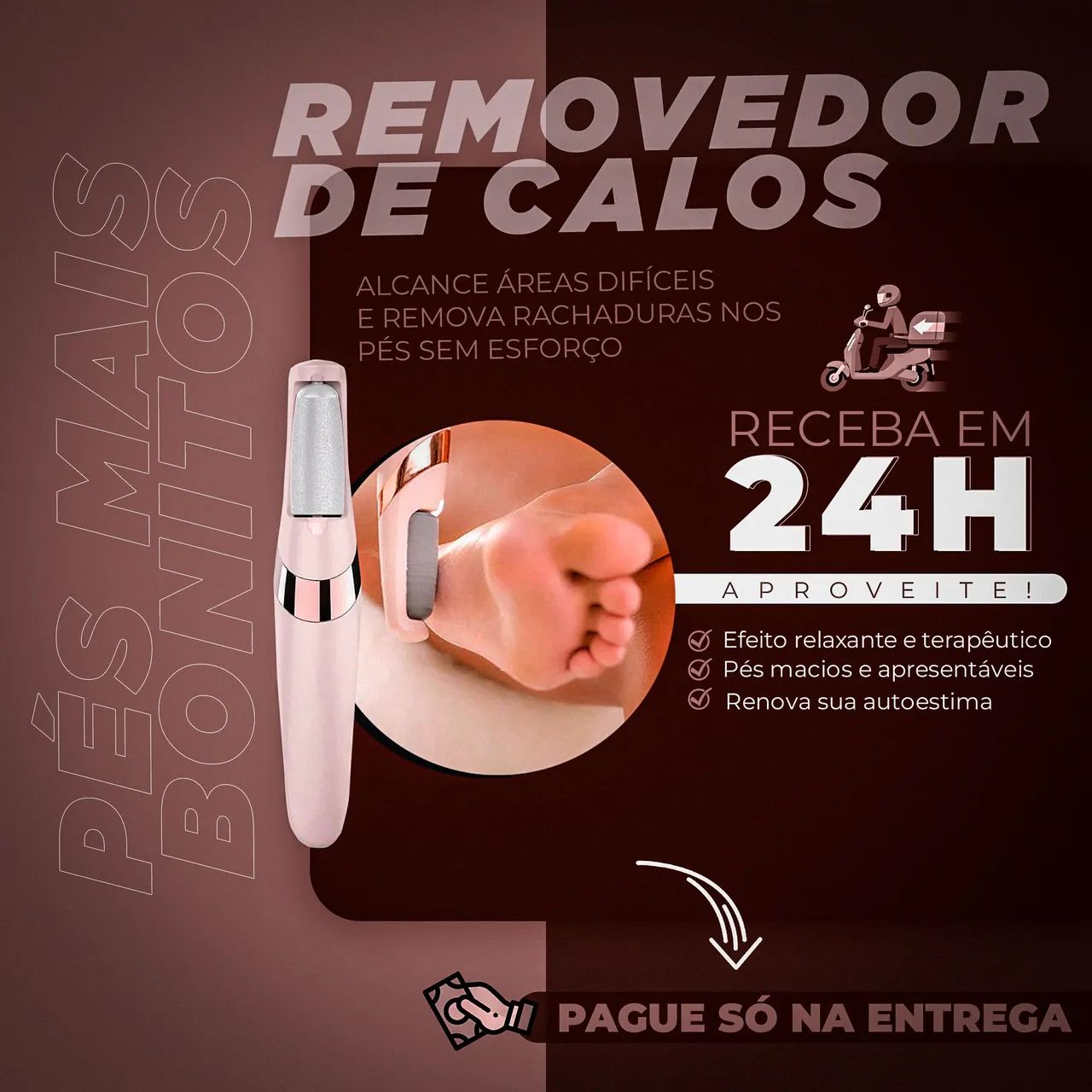 Removedor de calos - Pague na entrega 