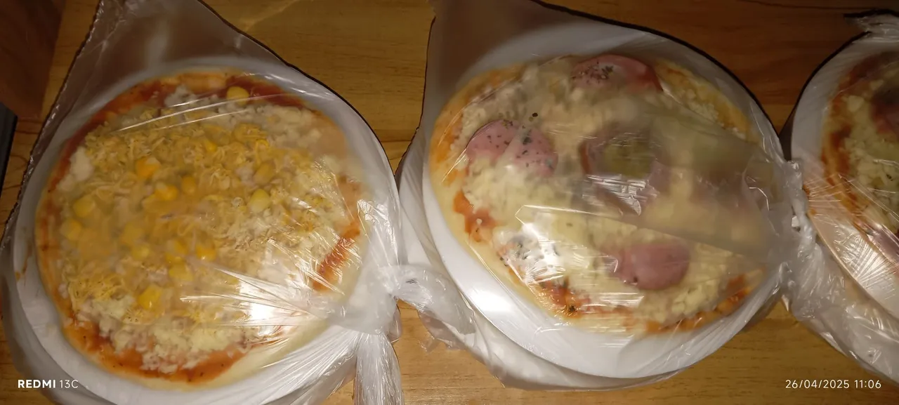 Pizzas congeladas - Sabores variados!