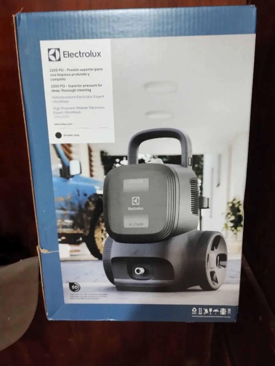 Lavadora De Alta Pressão Electrolux Ultrawash Uws2200 110v Cor Cinza Frequência 60