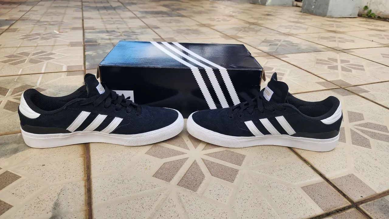 Tênis Adidas Busenitz Vulc II 39 Preto/Branco Skateboarding