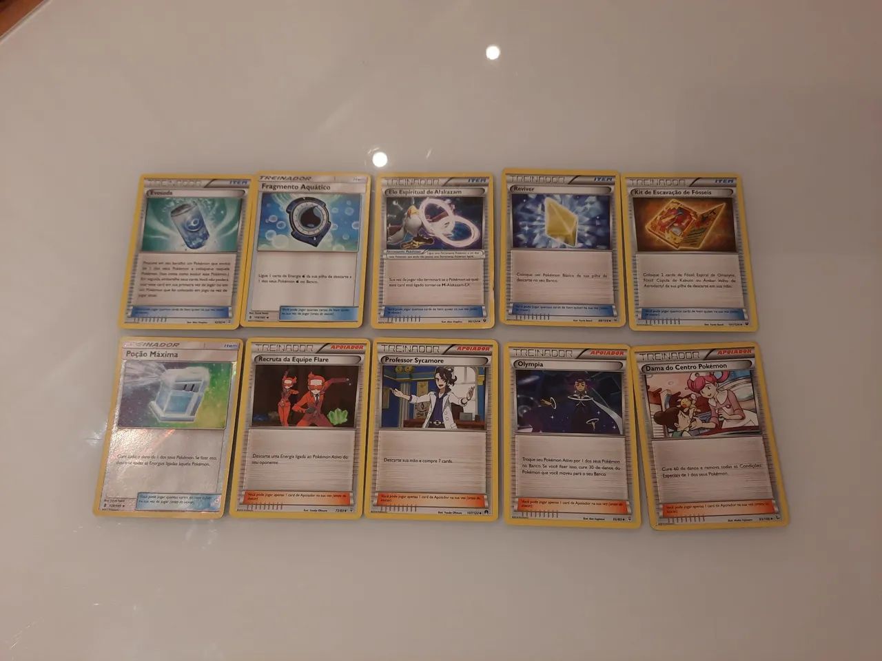 Cartas Pokemon (lote com 10)