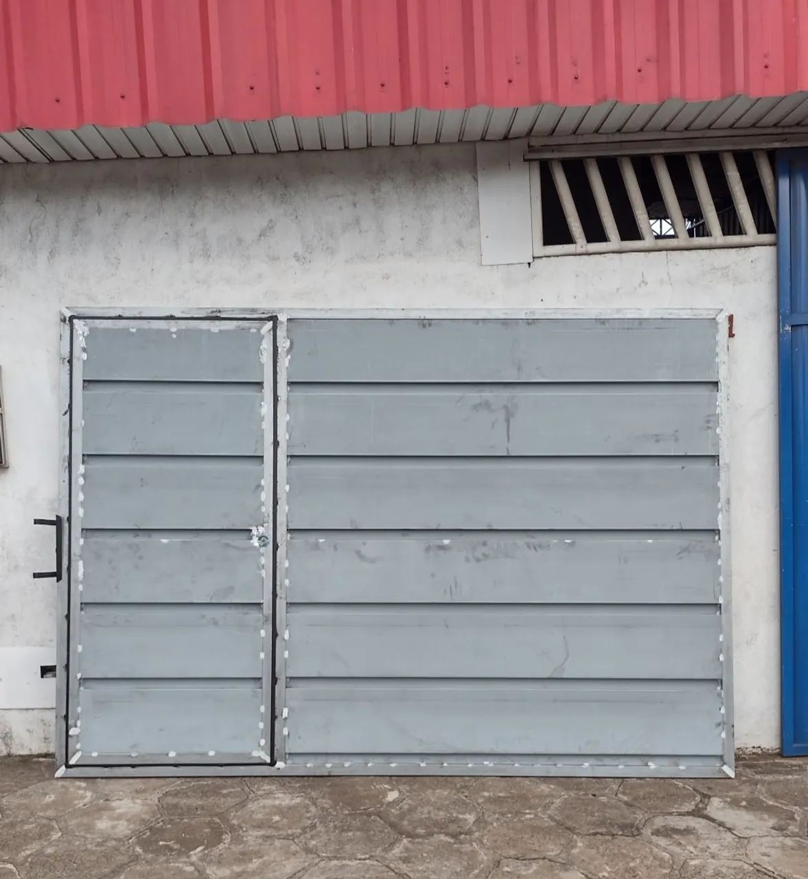 Portão novo galvanizado 2.17x3.10
