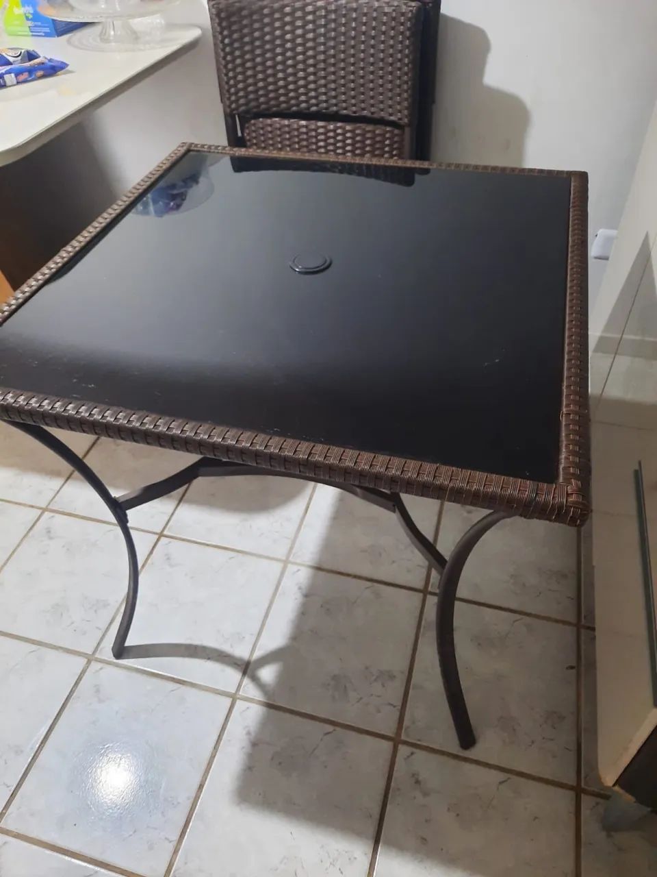 mesa preta semi nova - Foto 4