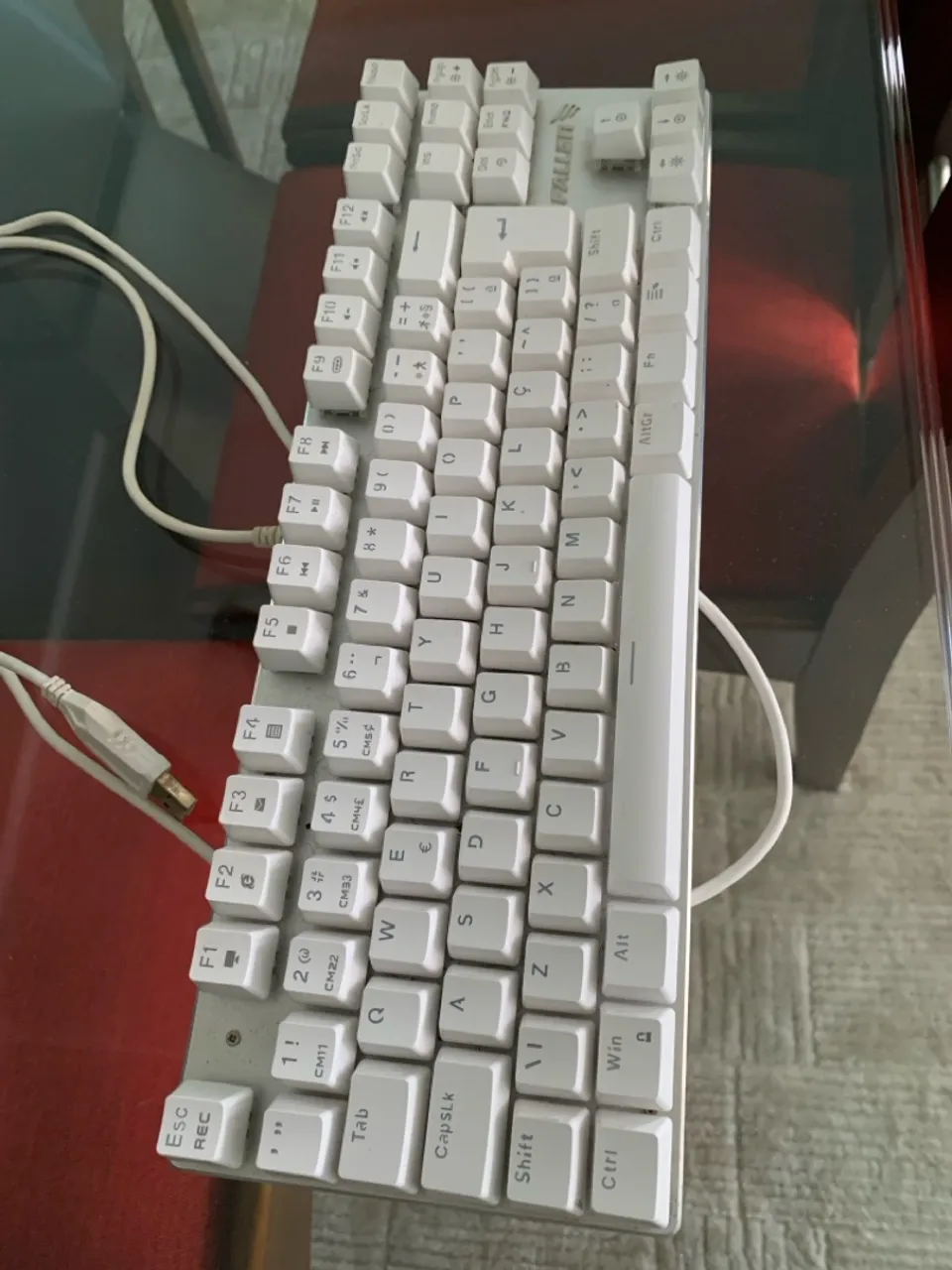 Teclado Gamer Mecânico Fallen Ace Tournament - Switch Red