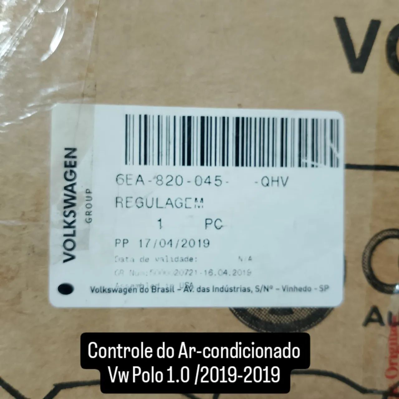 Central de Ar Condicionado Polo 2019