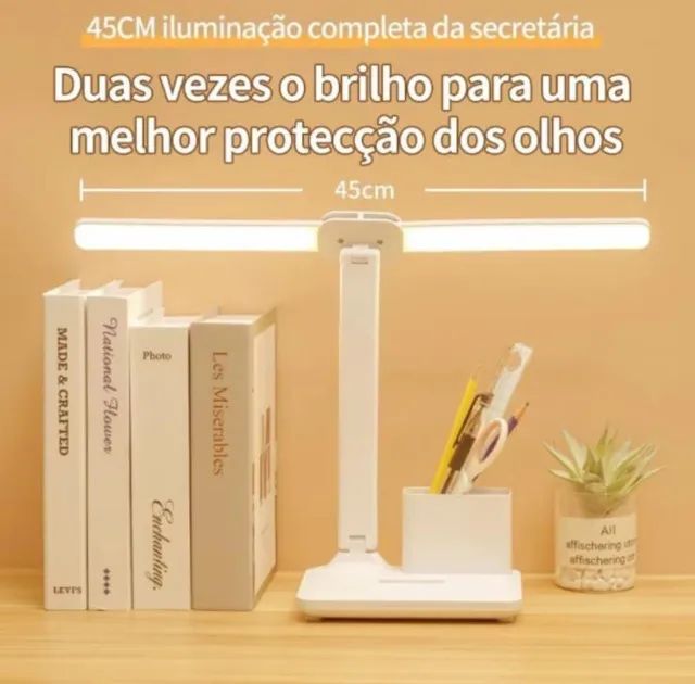 Luminária de mesa - 45 cm, luzes LED - Foto 2