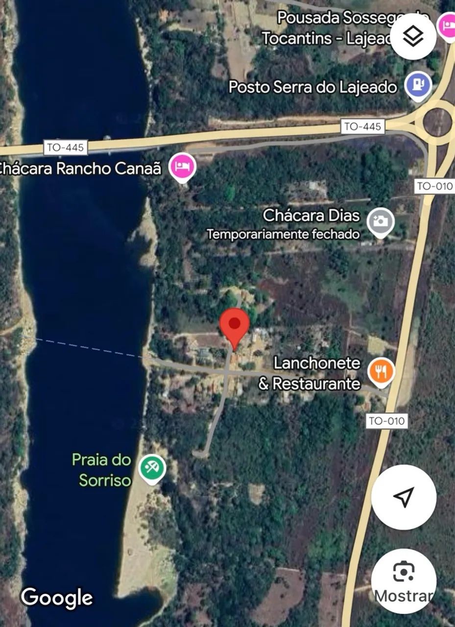 Lote na Praia do Sorriso em Lajeado/TO