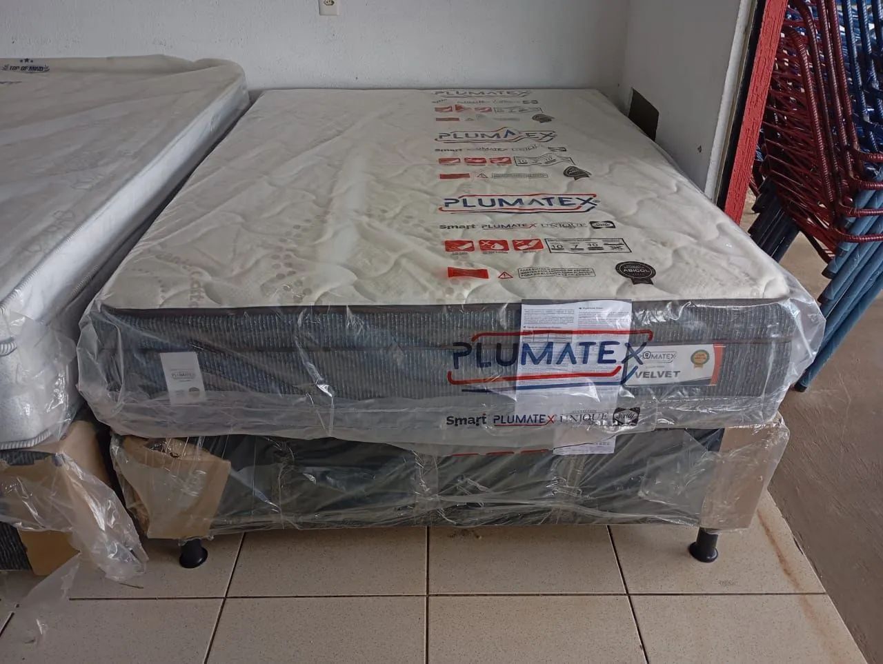 Cama Box Casal Plumatex molas ensacadas 