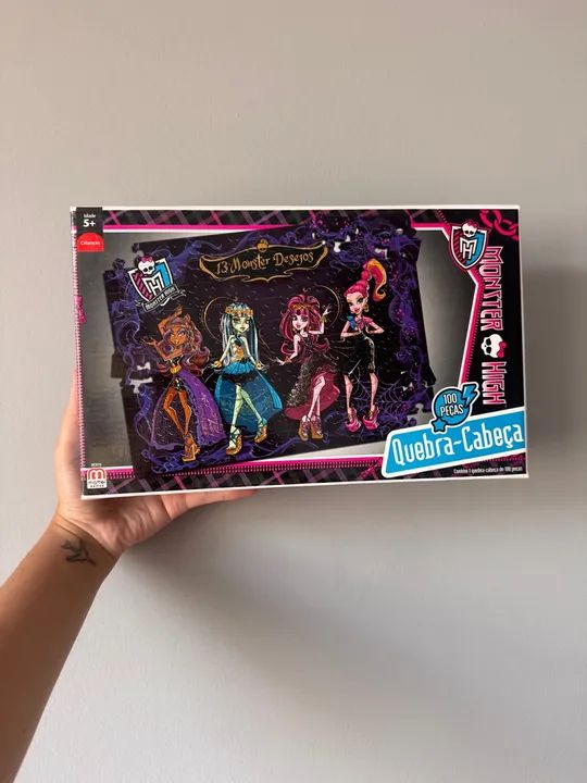 Quebra Cabeça Monster High 100 Peças - 13 Monster Desejos