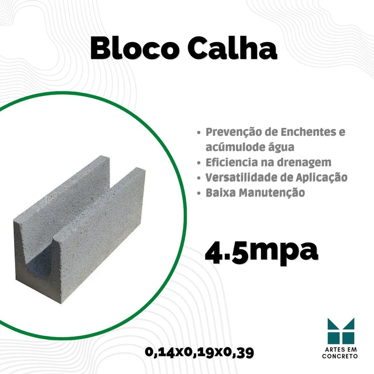Bloco Calha - Drenagem Eficiente e Baixa Manutenção