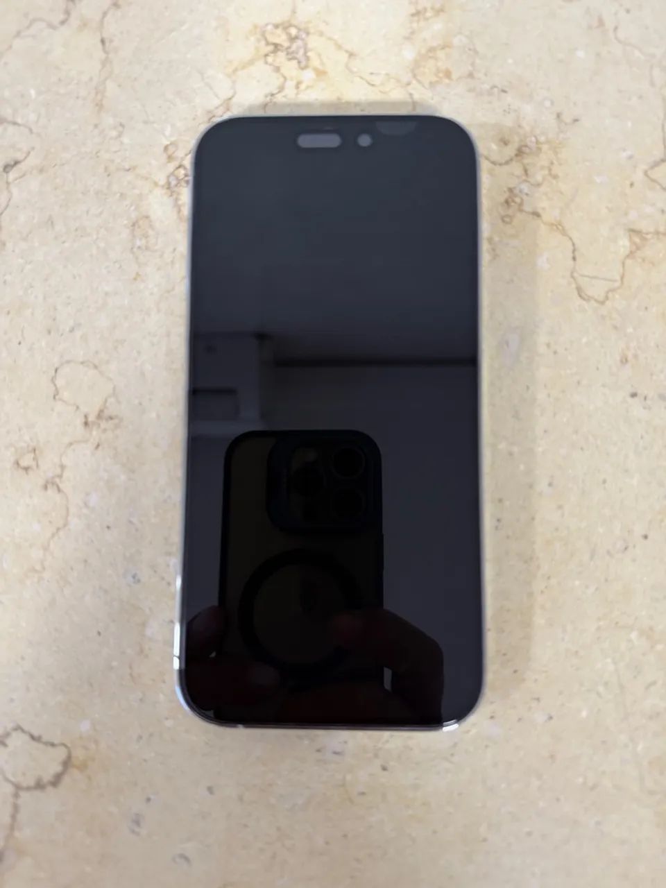iPhone 14 Pro 256 gb Silver Seminovo sem marca de uso  - Foto 3