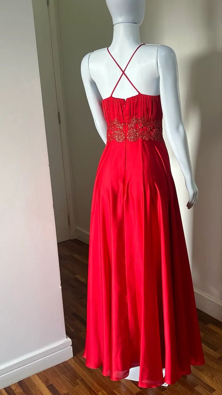 Vestido de festa vermelho  - Foto 4