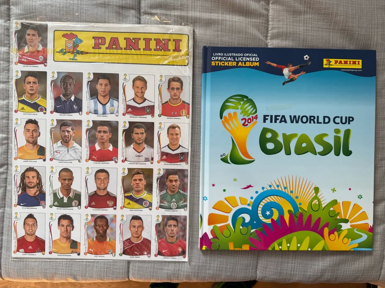 Álbum Copa do mundo 2014 - Capa dura / completo - com kit de atualizações 