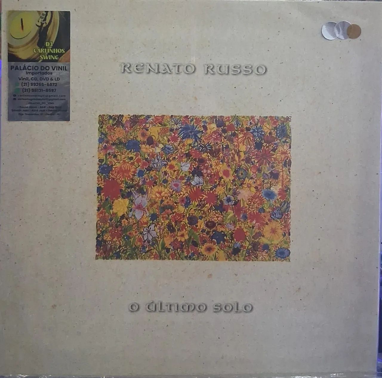 LP RENATO RUSSO LACRADO - O ÚLTIMO SOLO