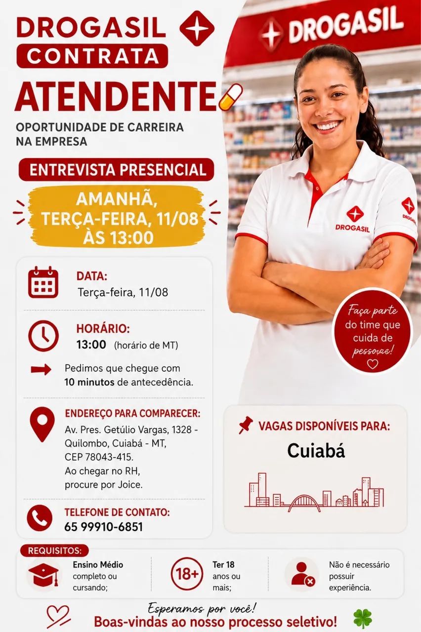 Atendente de Farmácia 