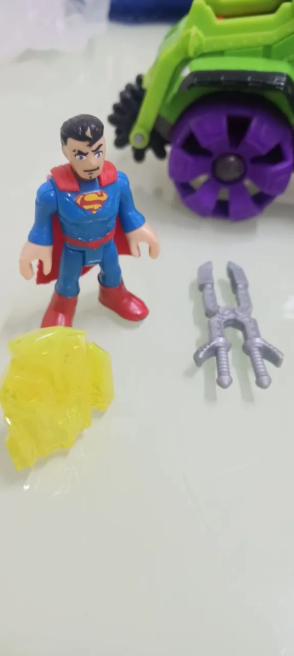 Carro Imaginext, Lex Luthor e Superman Imaginext  - Foto 4