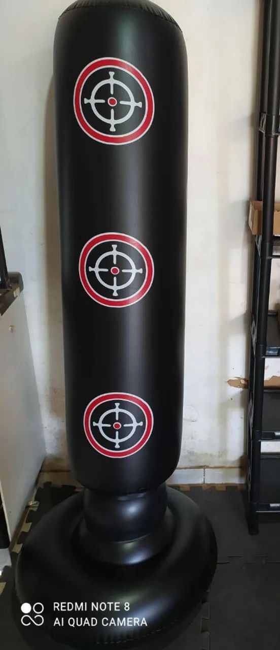 Saco de pancadas inflável para criança e treino de reflexo  - Foto 2