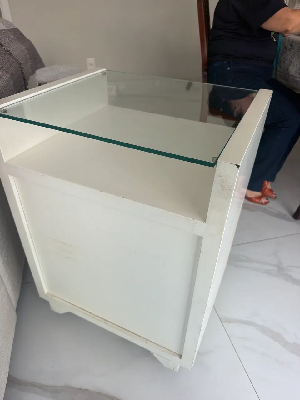 Criado mudo branco Líder  - Foto 4