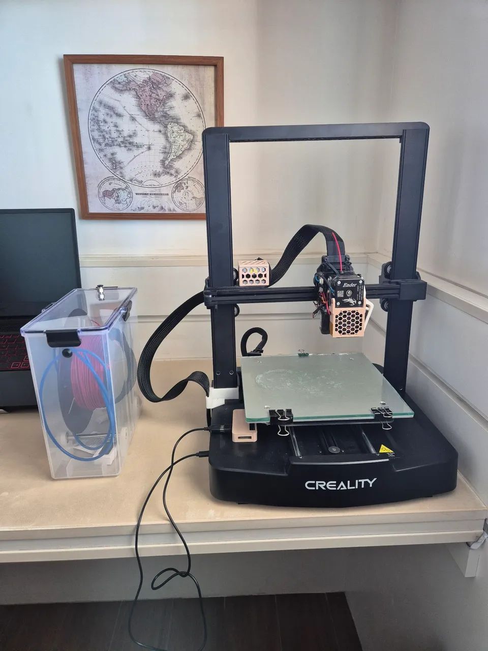 Impressora 3d Ender 3 v3 SE com upgrades