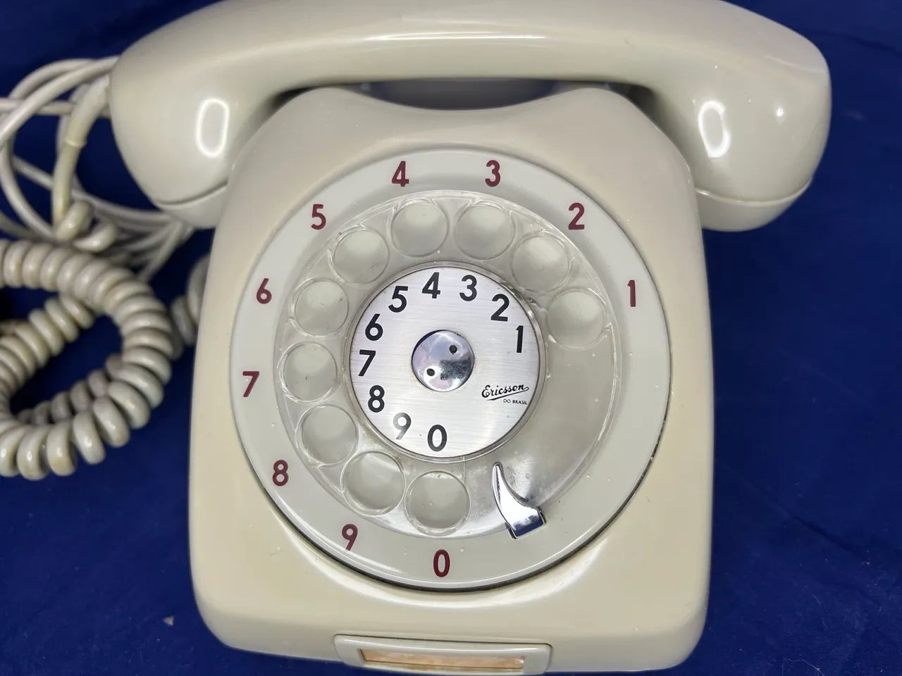 Telefone de Disco Ericsson Bege Vintage  - Foto 3