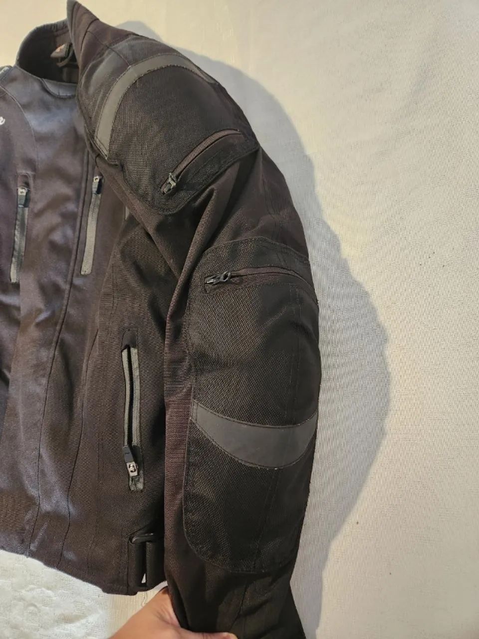 Jaqueta de Moto Farbene Tamanho M com Proteções Completas e Forro Térmico Removível - Foto 3