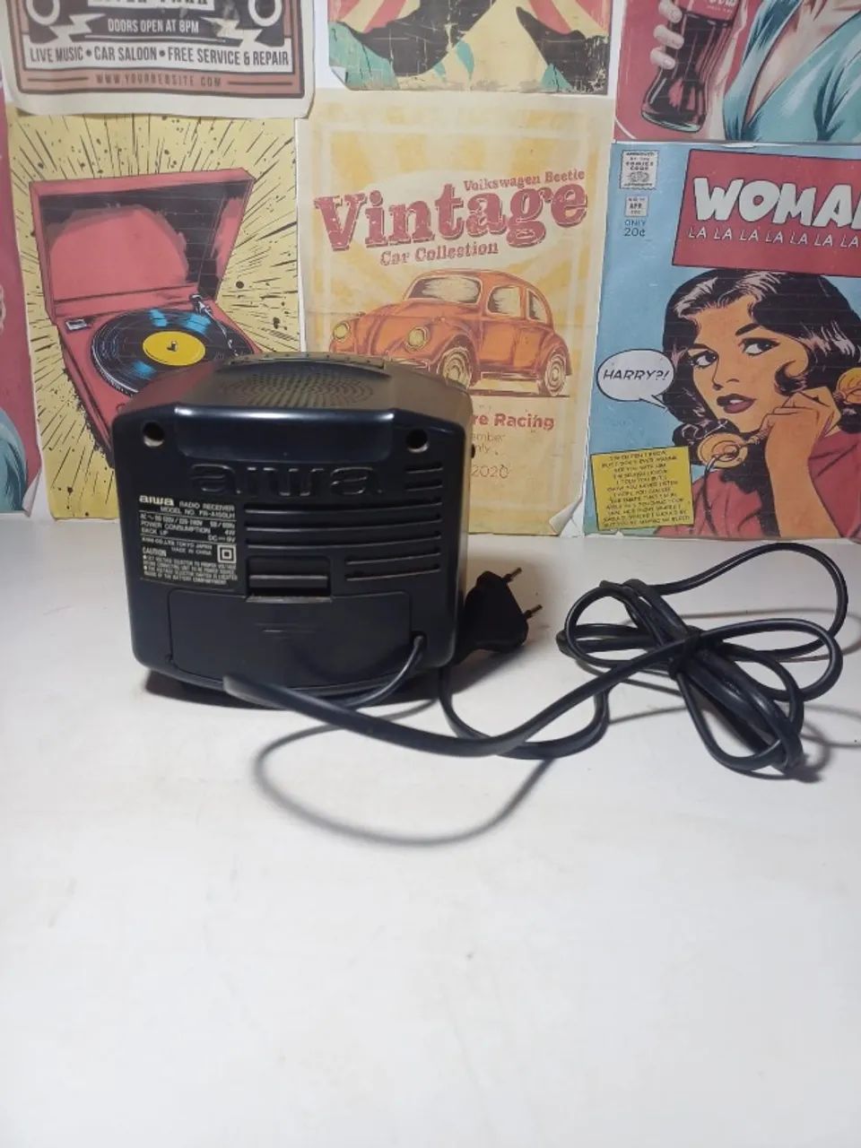 Rádio relógio alarme AIWA sem teste  - Foto 3