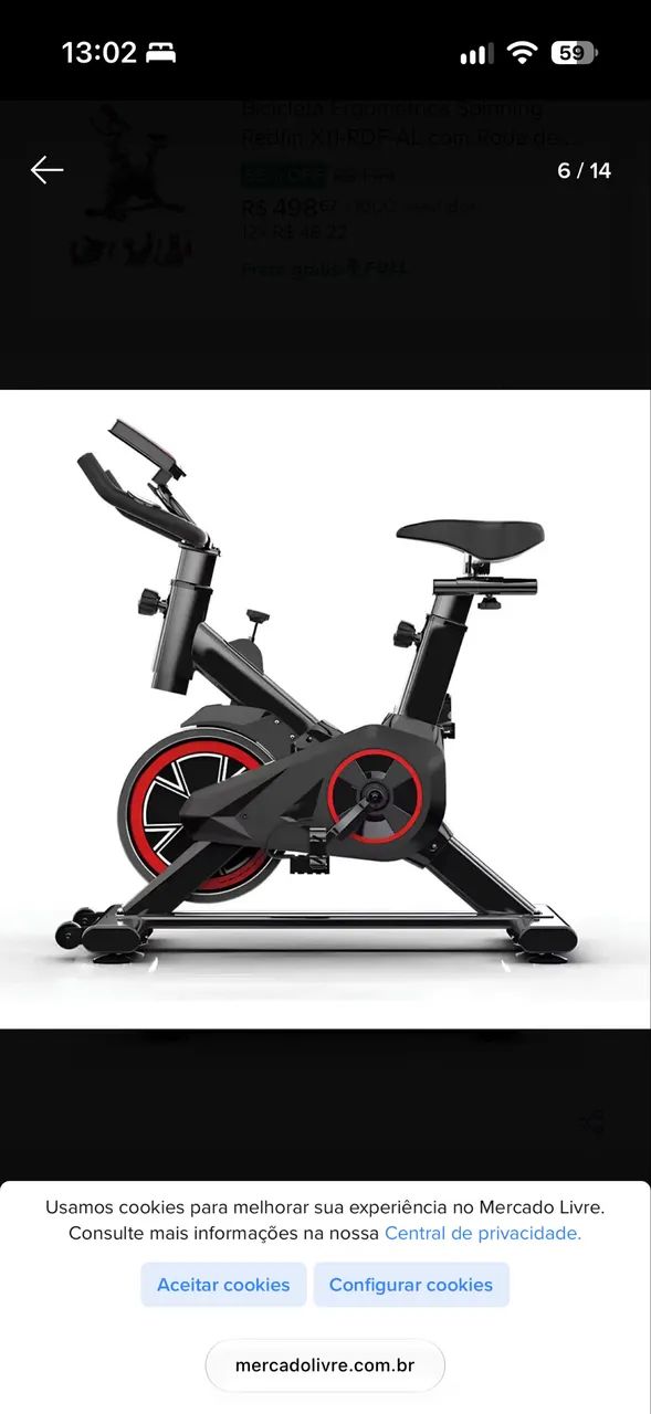 Bicicleta ergométrica 
