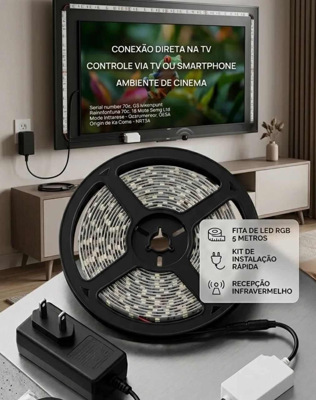 Fita led para tv