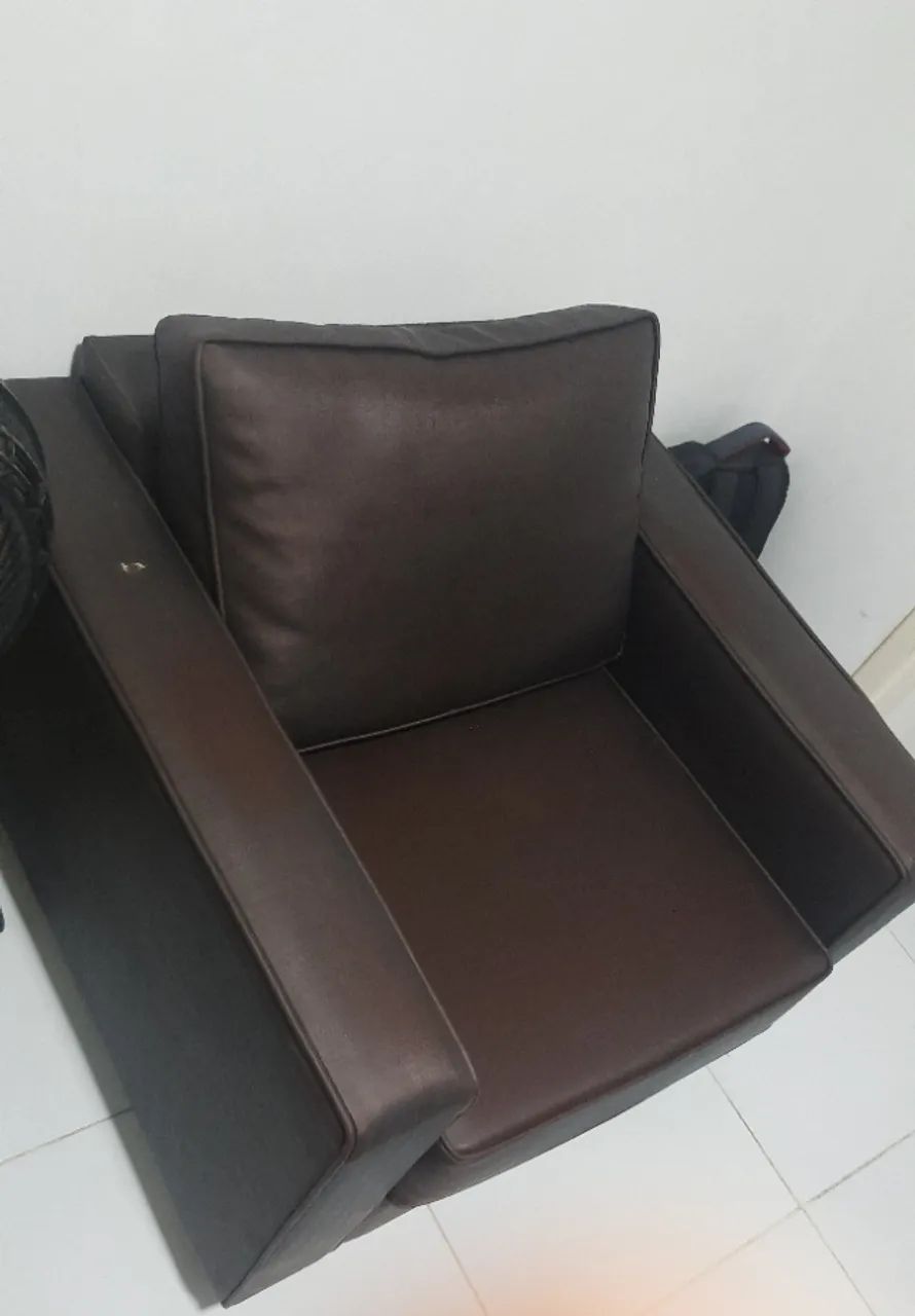 Poltrona de couro
