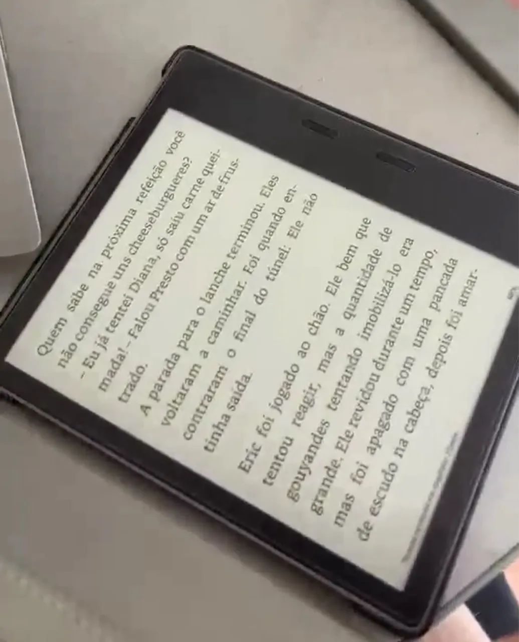 Kindle Oasis luz quente modo noturno