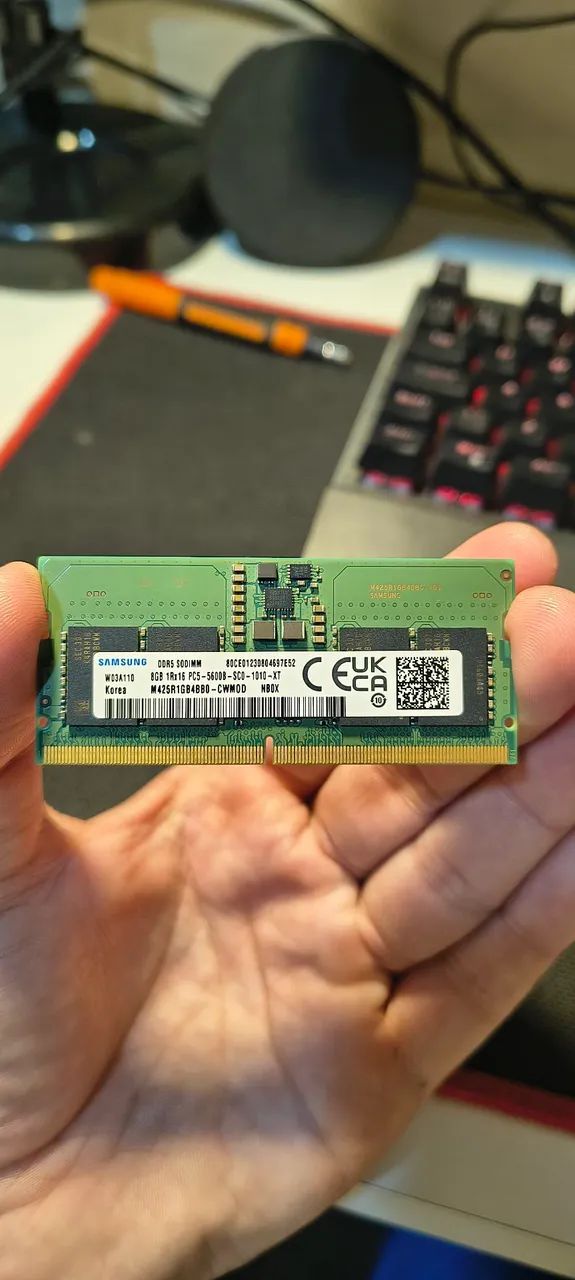 Memória ram ddr5 notebook 8gb - Foto 2