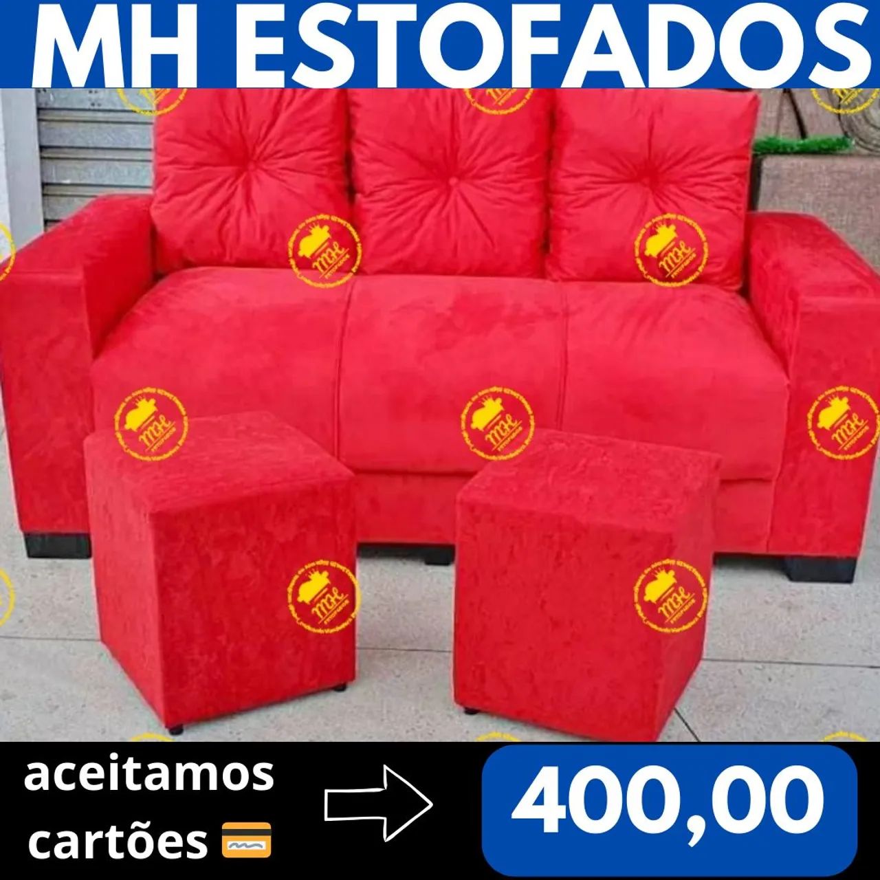 SOFÁS DIRETAMENTE DA FÁBRICA APARTI DE 300,00 - Foto 3