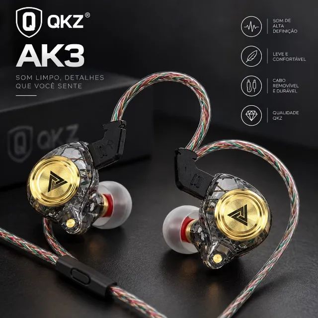 FONE DE OUVIDO QKZ AK3