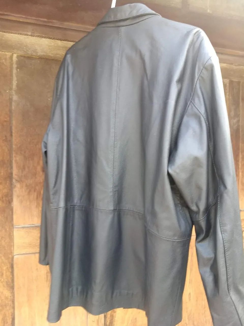 Blazer em couro legítimo tam G - Foto 3